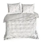 Eurofirany, komplet pościeli satynowej, Raya1, 220-200 cm, biały