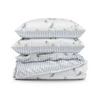 Eurofirany, komplet pościeli satynowej, Raya4, 220-200 cm, biały