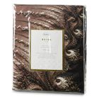 Eurofirany, komplet pościeli satynowej, Reina, 220-200 cm, brązowy