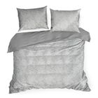 Eurofirany, komplet pościeli satynowej, Spring, 140-200 cm, biały