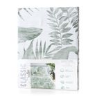 Eurofirany, komplet pościeli satynowej, spring, 220-200 cm, miętowy