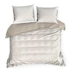 Eurofirany, komplet pościeli satynowej, Spring 80, 140-200 cm, beżowy