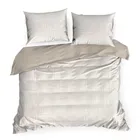 Eurofirany, komplet pościeli satynowej, Spring 80, 160-200 cm, beżowy