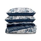 Eurofirany, komplet pościeli satynowej, Spring 86, 140-200 cm, biały