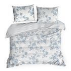 Eurofirany, komplet pościeli satynowej, Spring 99, 200-220 cm, biały