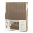 Eurofirany, komplet pościeli satynowej, Vera, 160-200 cm, brązowy