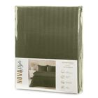 Eurofirany, komplet pościeli satynowej, Vera, 160-200 cm, oliwkowy