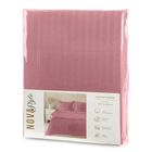 Eurofirany, komplet pościeli satynowej, Vera, 160-200 cm, pudrowy róż