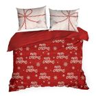 Eurofirany, komplet pościeli świątecznej, Kevin, 140-200 cm, czerwony