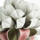 Eurofirany, kwiat flore, 65 cm, srebrny