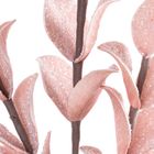 Eurofirany, kwiat flore, 95 cm, różowy