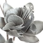 Eurofirany, kwiat Flore, srebrny