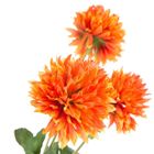 Eurofirany, kwiat Natu, 63 cm, pomarańczowy