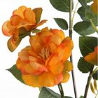 Eurofirany, kwiat Natu, 72 cm, pomarańczowy