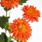 Eurofirany, kwiat Natu, 81 cm, pomarańczowy