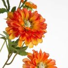 Eurofirany, kwiat Natu, 82 cm, pomarańczowy