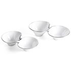 Eurofirany, misa dekoracyjna, Elene, 22-13-6 cm, biały