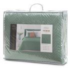 Eurofirany, narzuta len, 200-220 cm, zielony