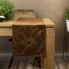 Eurofirany, obrus blink, 35-180 cm, brązowy