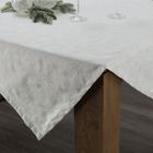 Eurofirany, obrus flash, 85-85 cm, kremowy