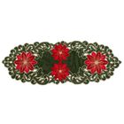 Eurofirany, obrus świąteczny, 35-180 cm, zielony