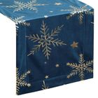 Eurofirany, obrus świąteczny, 40-140 cm, granatowy