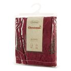 Eurofirany, obrus świąteczny, 40-183 cm, bordowy