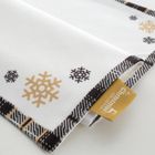 Eurofirany, obrus świąteczny, Angel, 30-40 cm, biały