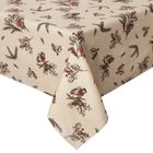 Eurofirany, obrus świąteczny, Melody, 140-200 cm, beżowy