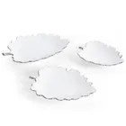 Eurofirany, patera dekoracyjna, Alma, 20-15-4 cm, biały