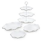 Eurofirany, patera dekoracyjna, Auren, 30-21-4 cm, biały