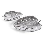 Eurofirany, patera dekoracyjna, Karlo, 25-19-4 cm, srebrny