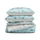 Eurofirany, pościel d91, Verano5, 220-200 cm, ciemnomiętowy