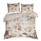 Eurofirany, pościel, Dakota, 220-200 cm, ciemnobeżowy