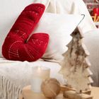 Eurofirany, poszewka świąteczna, 27-46 cm, czerwony