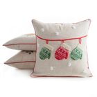 Eurofirany, poszewka świąteczna, 45-45 cm, beżowy