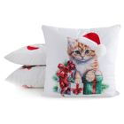 Eurofirany, poszewka świąteczna, 45-45 cm, biały