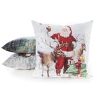 Eurofirany, poszewka świąteczna, 45-45 cm, biały