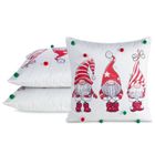 Eurofirany, poszewka świąteczna, 45-45 cm, biały