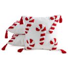 Eurofirany, poszewka świąteczna, 45-45 cm, biały