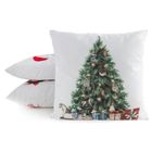 Eurofirany, poszewka świąteczna, 45-45 cm, biały