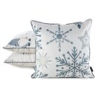 Eurofirany, poszewka świąteczna, 45-45 cm, biały