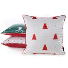 Eurofirany, poszewka świąteczna, 45-45 cm, biały