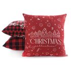 Eurofirany, poszewka świąteczna, 45-45 cm, czerwony