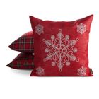 Eurofirany, poszewka świąteczna, 45-45 cm, czerwony