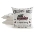 Eurofirany, poszewka świąteczna, 45-45 cm, kremowy