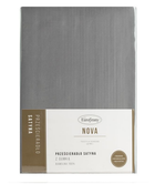 Eurofirany, prześcieradło z gumką, nova3, 160-200-30 cm, różowy