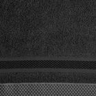 Eurofirany, ręcznik Abbie, 30-50 cm, czarny