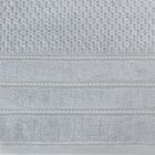 Eurofirany, ręcznik Adore, 30-50 cm, srebrny