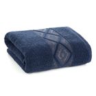 Eurofirany, ręcznik, Azari, 50-90 cm, granatowy